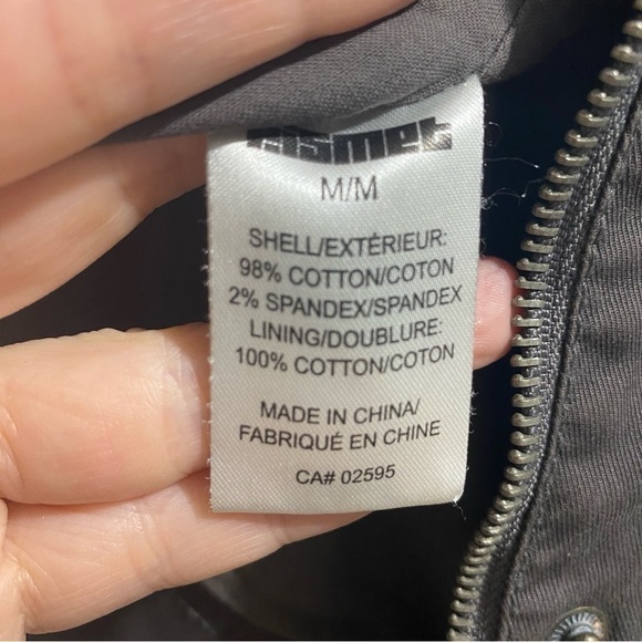 Kismet beige/grey zip snap hooded jacket women’s size M - Picture 12 of 16